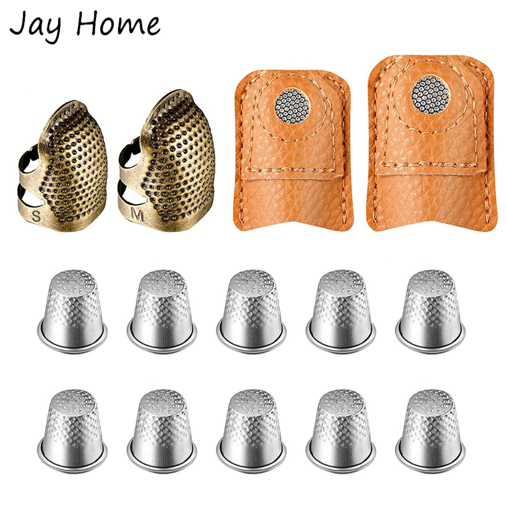 Sewing Thimble Metal - Jeu de dés à coudre en