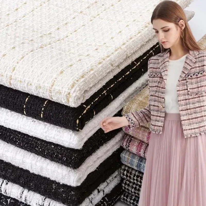 Sewing Tweed Fabric - Petit tissu en tweed à carreaux