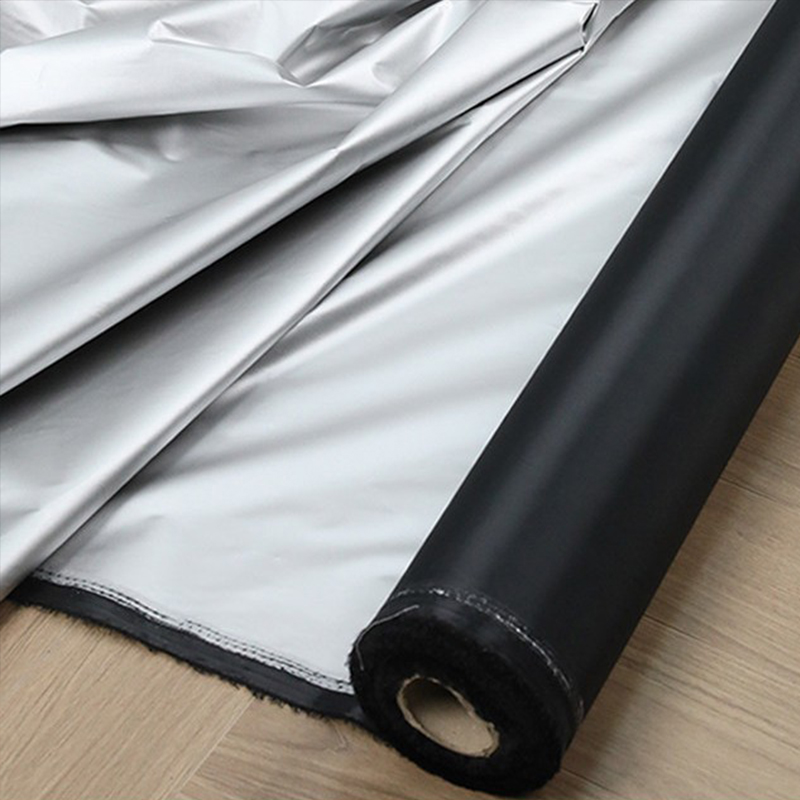 Sewing Fabric - Tissu occultant thermique isolant noir argenté
