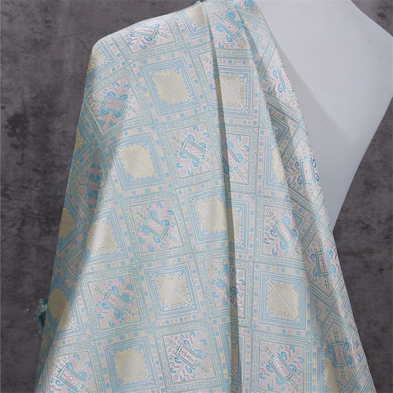 Sewing Fabric - Tissu en satin de soie jacquard