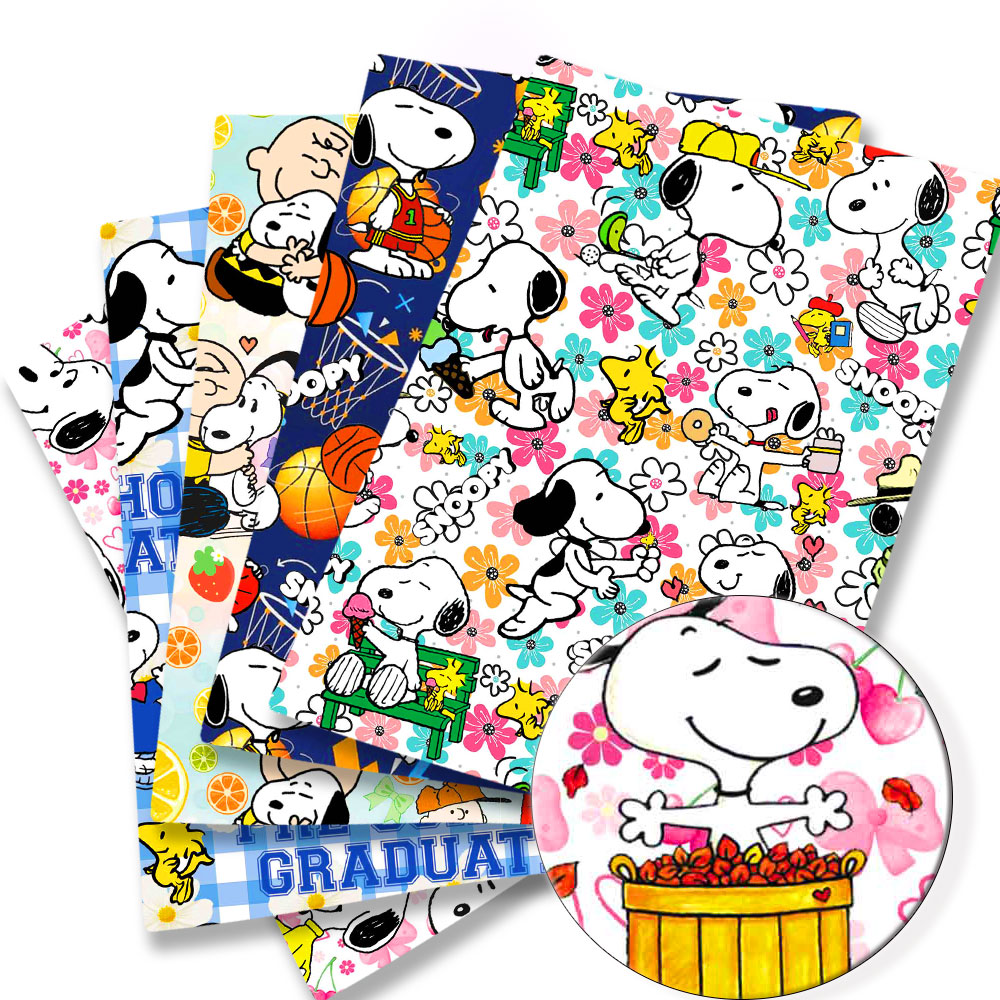 Sewing Production - Tissu TAKARA TOMY Snoopy 140x50CM, imprimé