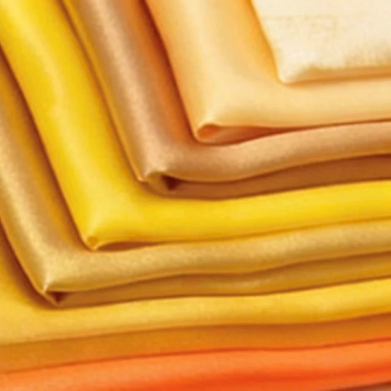Textile And Sewing Materials - Tissu satiné doux multicolore, tissu satiné