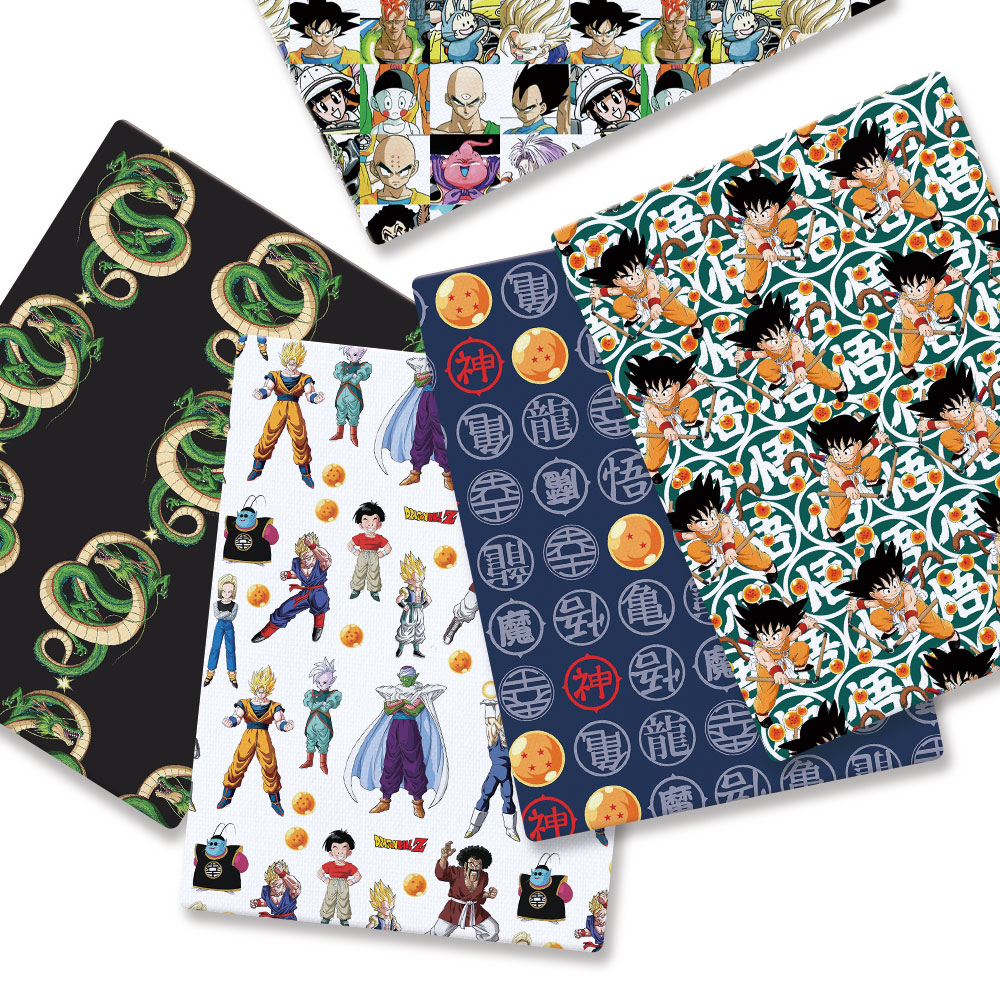 Sewing Production - Tissu imprimé Dragon Ball Anime pour