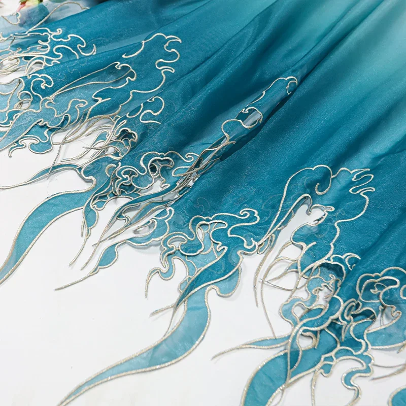 Sewing Fabric - Tissu à dégradé de feuilles de