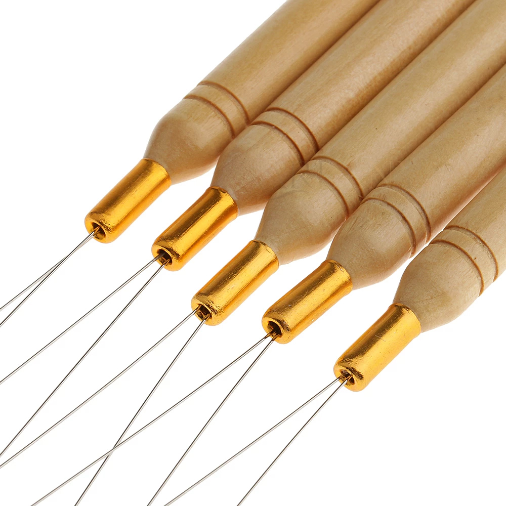 Needle Threader Tool - ARLANY manche en bois outil de