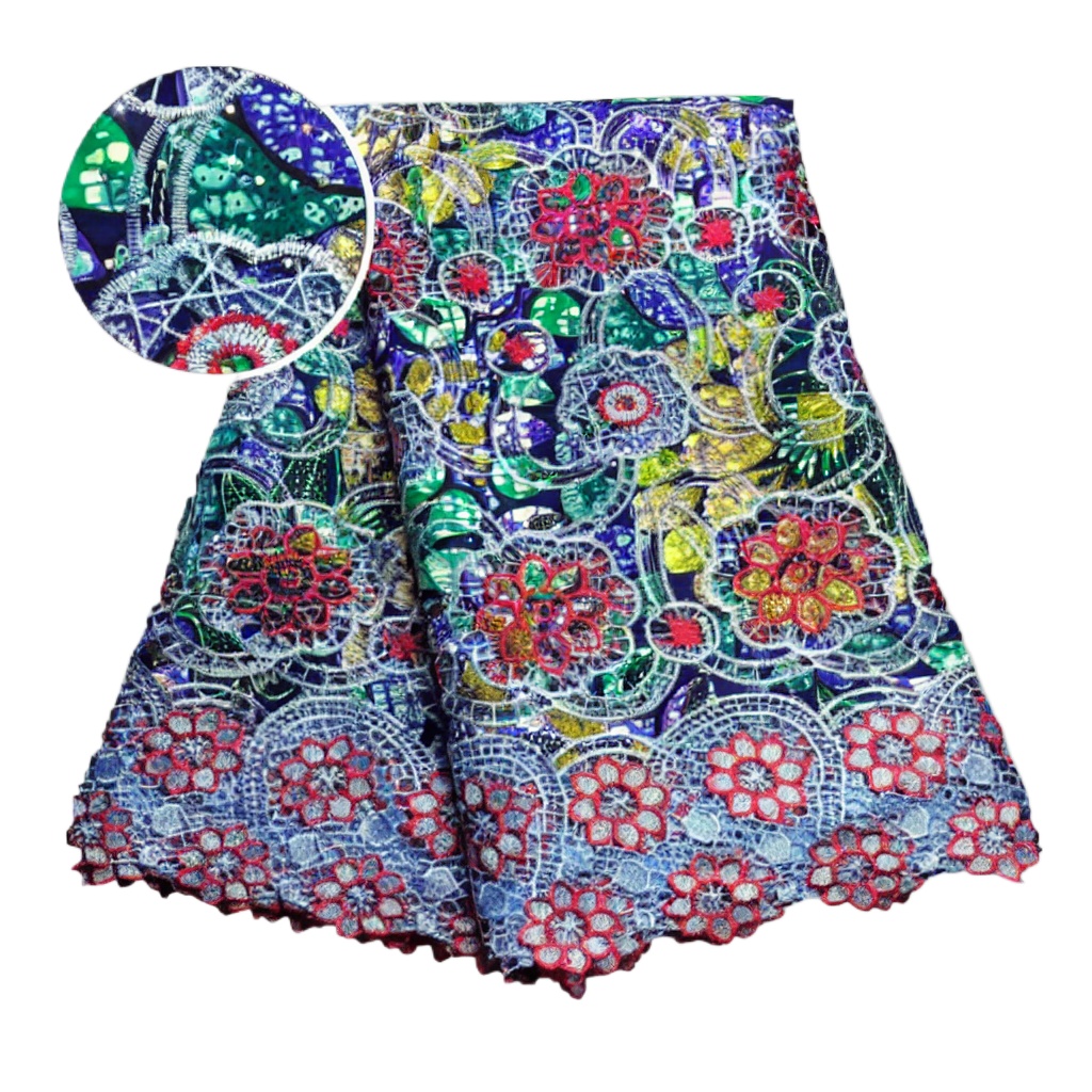 Sewing Batik - Tissu en dentelle cirée africaine 100