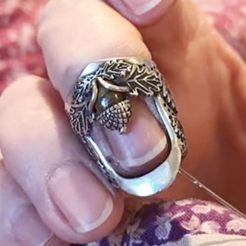 Sewing Thimble Metal - Doigtier en métal ouvert en forme