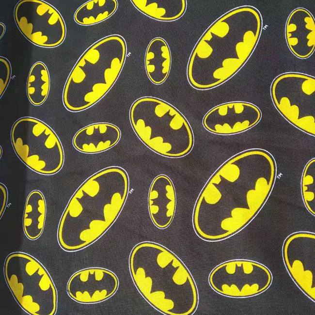 Textile And Sewing Materials - Tissu 100 coton avec Logo Batman,