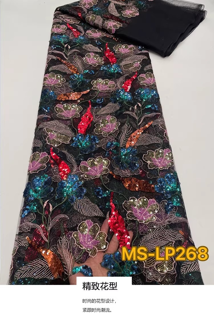 Sewing Embroidery Fabric - Tissu en maille douce de 1