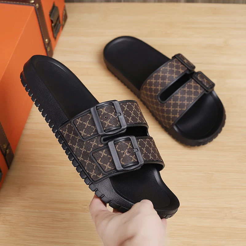 Sewing Latex - Pantoufles d'Été Confortables pour Homme, Sandales