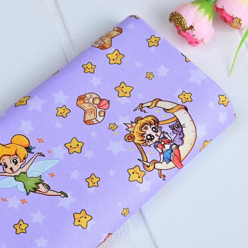 Sailor Moon Stars – Tissu 100  - Textile And Sewing Materials avis et prix