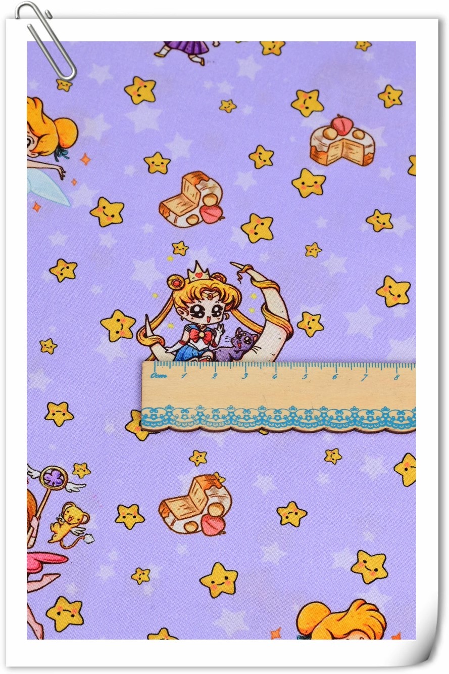 Sailor Moon Stars – Tissu 100  - Textile And Sewing Materials avis et prix
