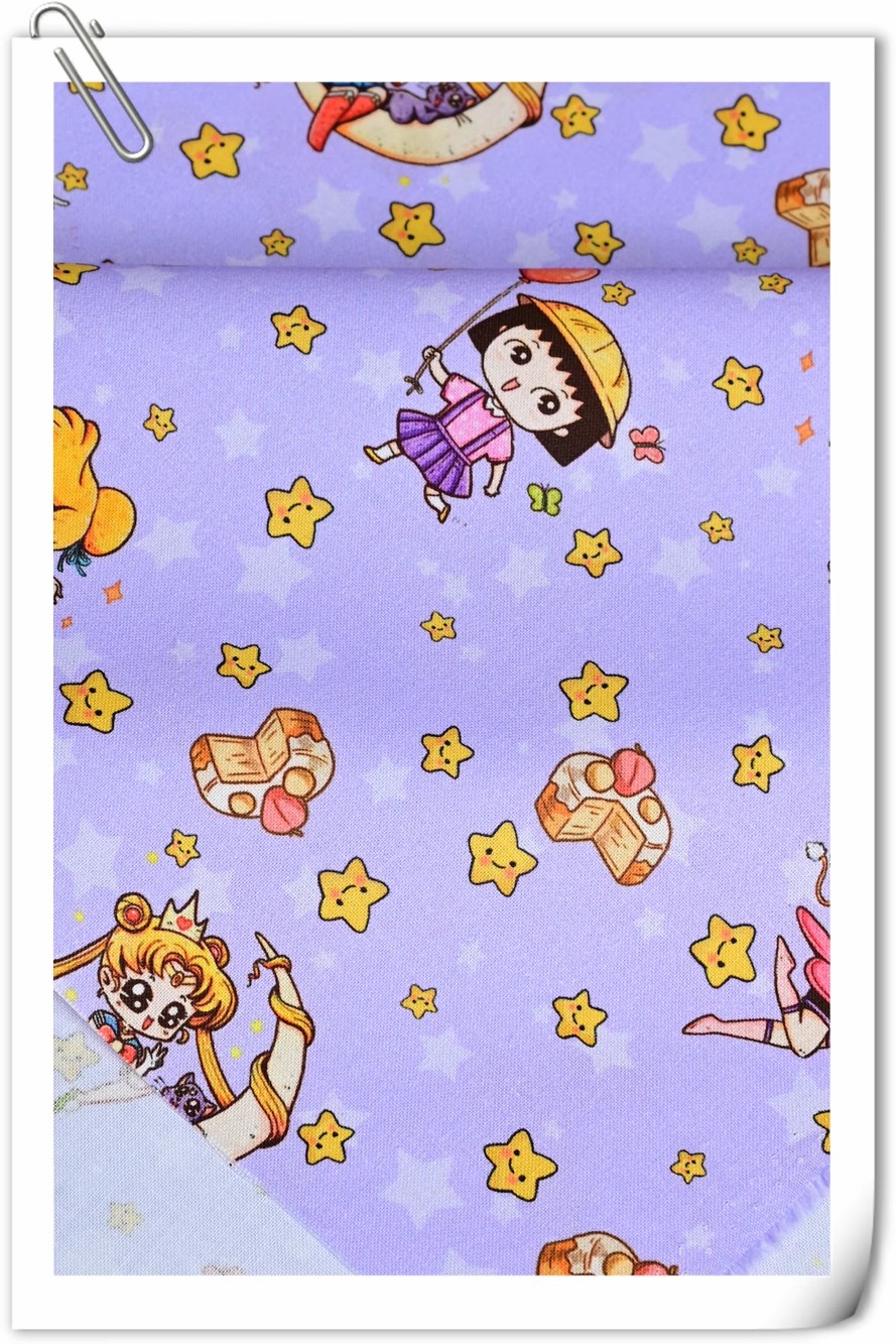 Sailor Moon Stars – Tissu 100  - Textile And Sewing Materials avis et prix