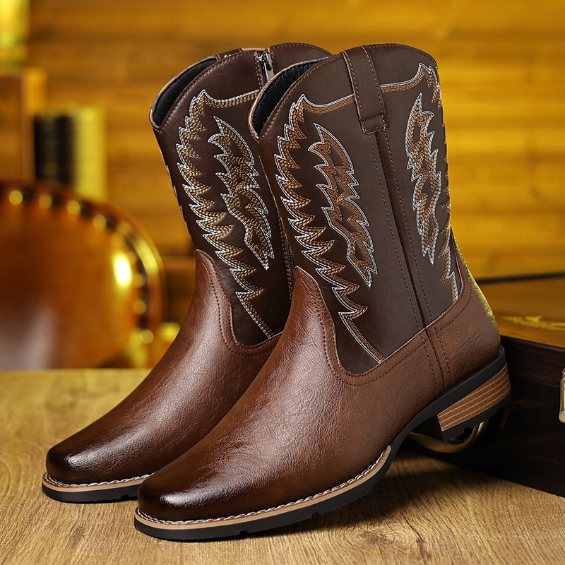 Bottes de cowboy occidentales  - Sewing Embroidery Fabric avis et prix