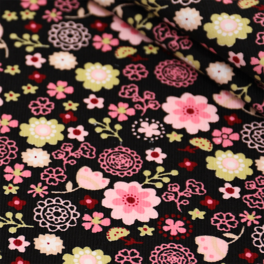 Tissu en velours côtelé à moti - Textile Sewing Patterns avis et prix