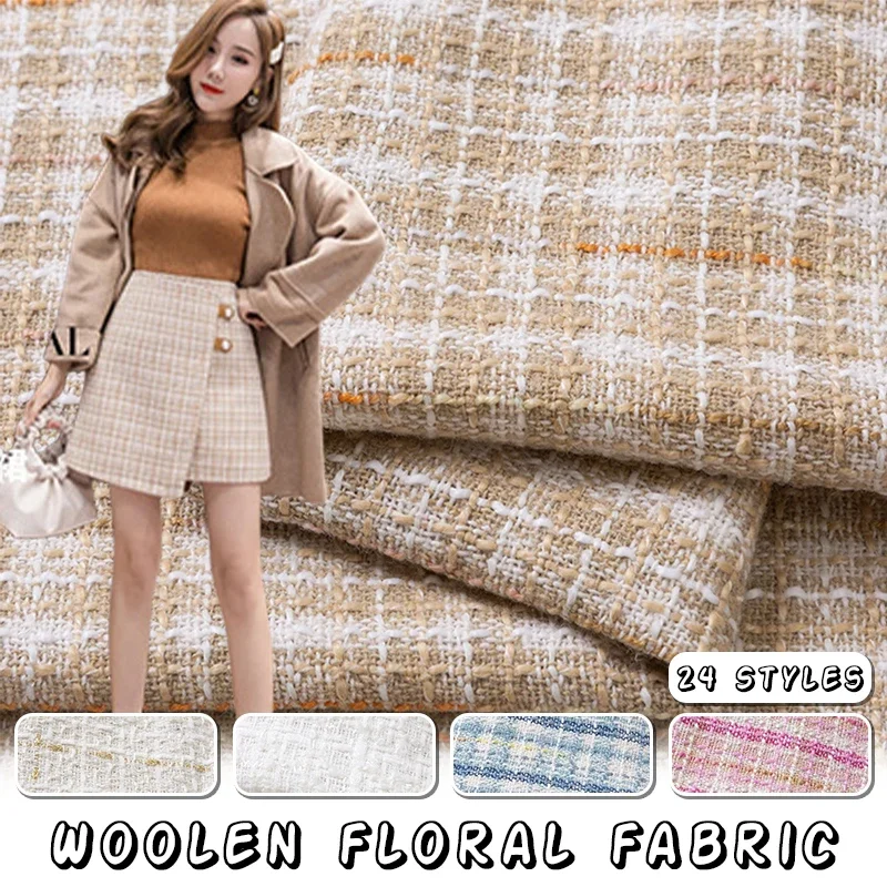 Petit tissu en tweed à carreau - Sewing Tweed Fabric avis et prix