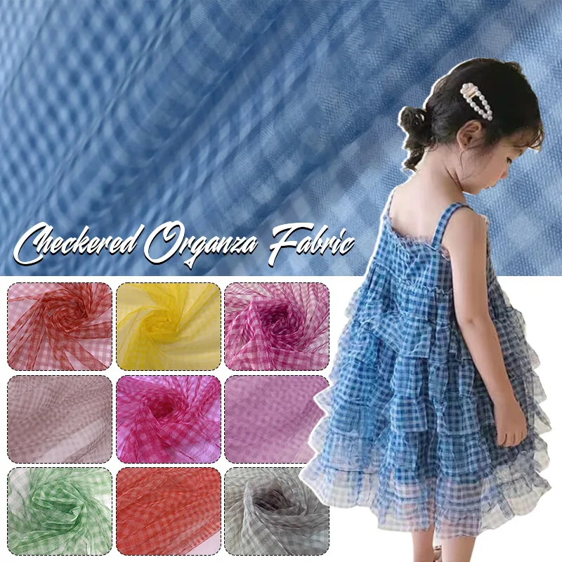 Tissu en maille à carreaux 90x - Sewing Batik avis et prix