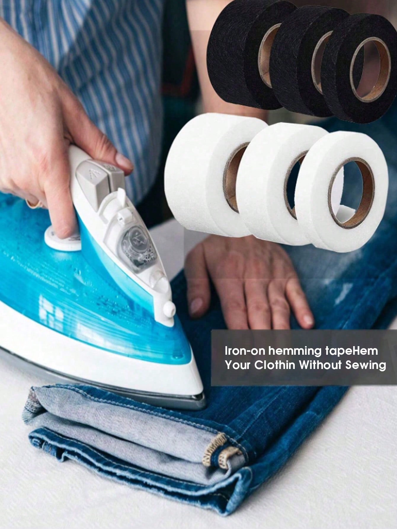 Ruban adhésif Double face pour - Hem Tape Fusible avis et prix
