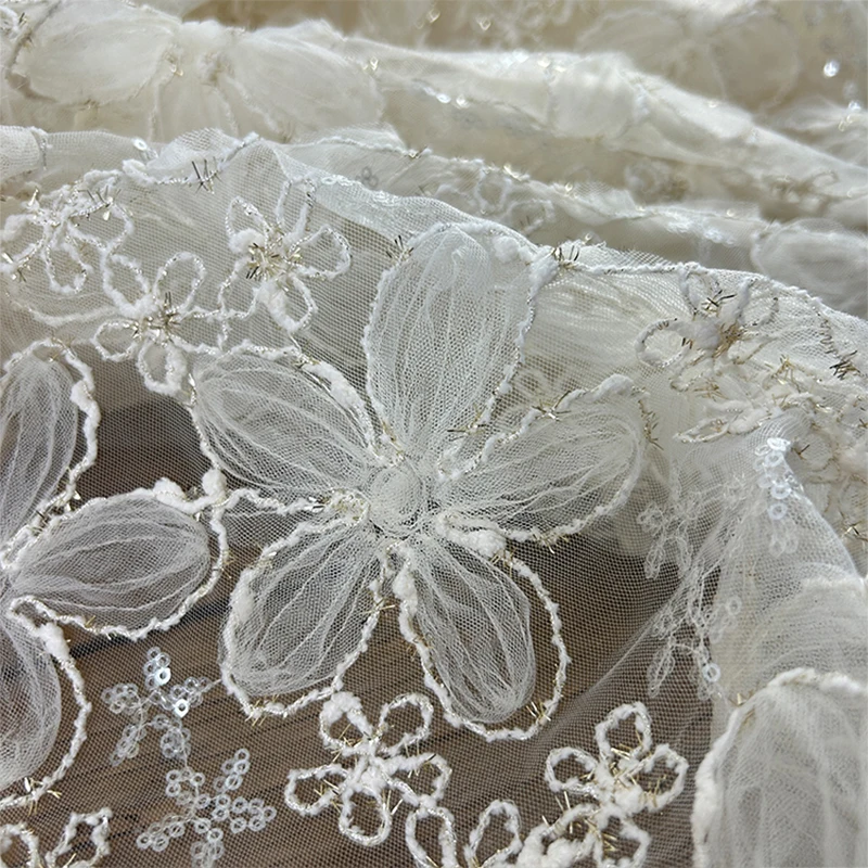 Tissu en maille à paillettes b - Textiles Sewing Techniques avis et prix