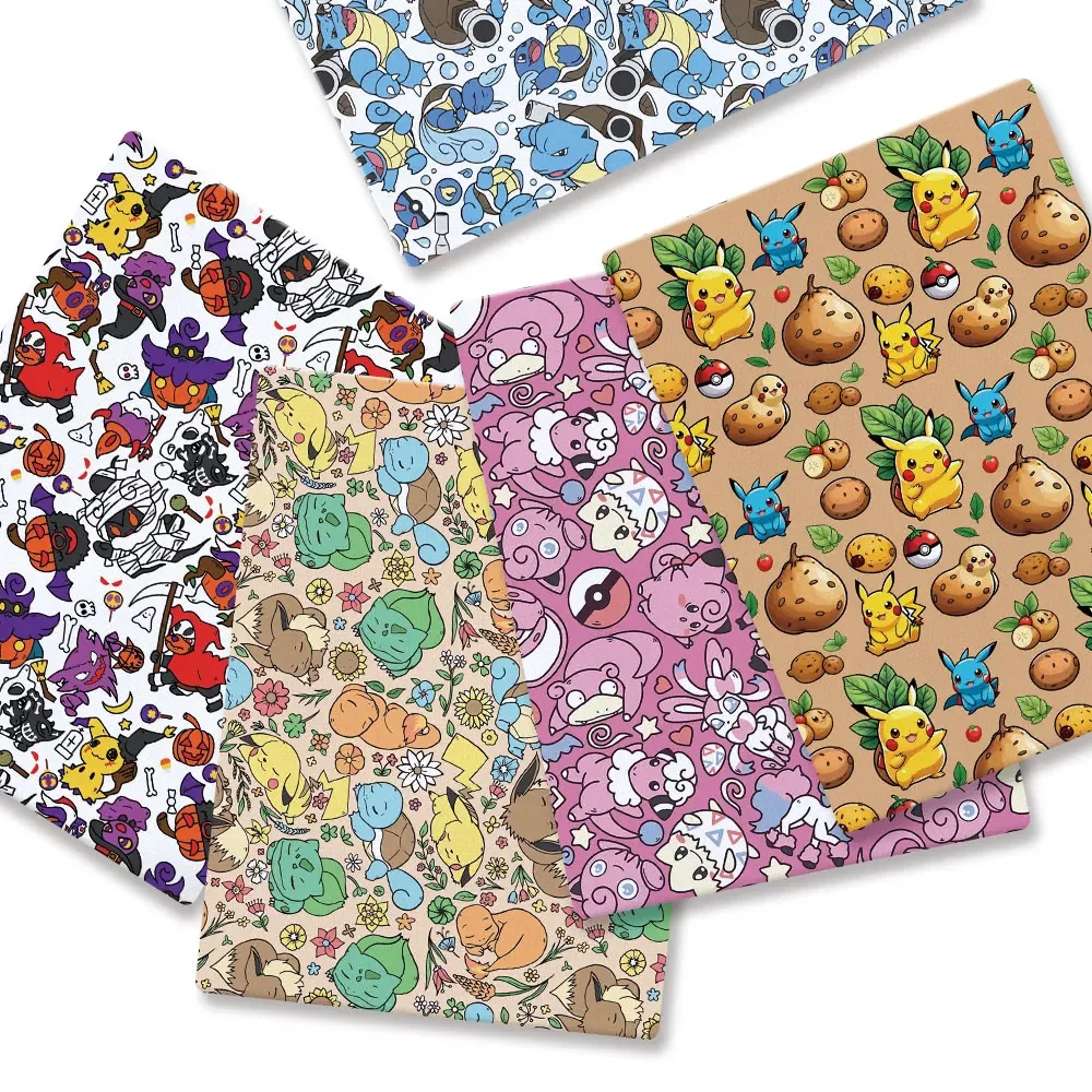 Tissu de dessin animé Pokemon, - Sewing Production avis et prix
