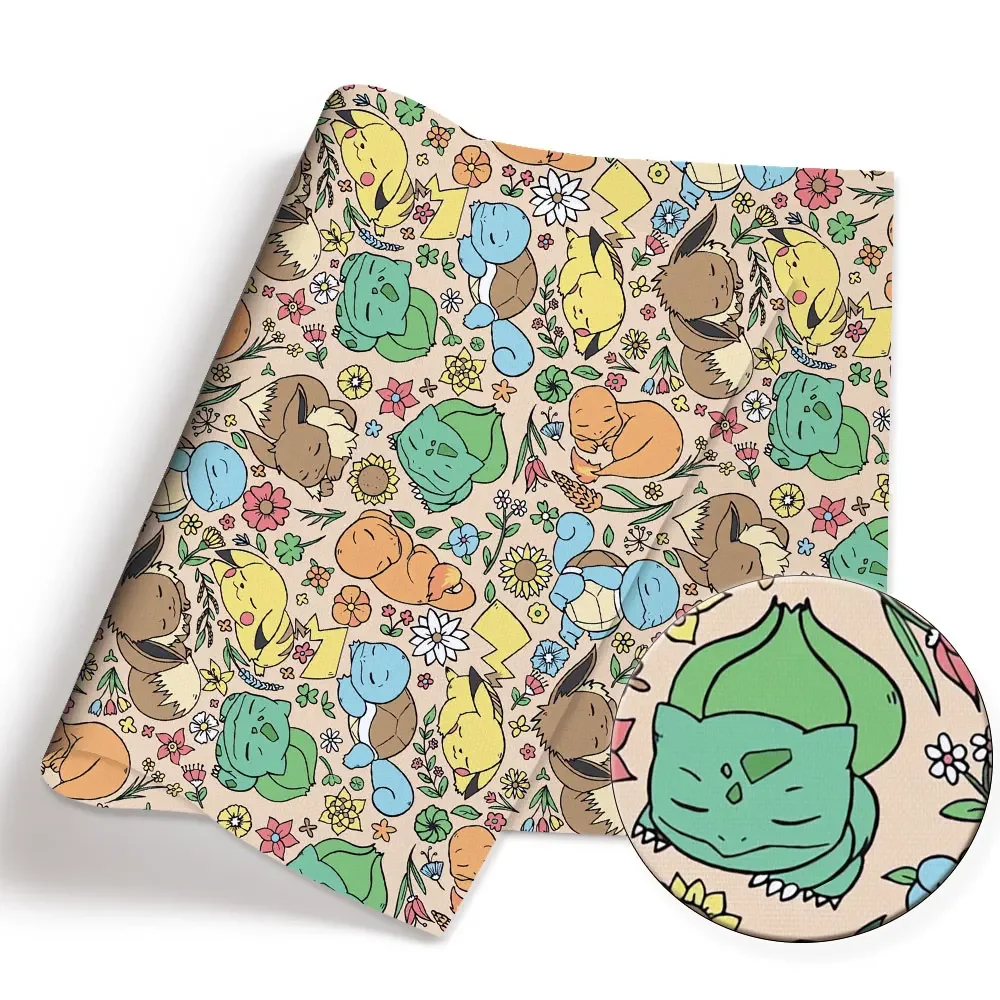 Tissu de dessin animé Pokemon, - Sewing Production avis et prix