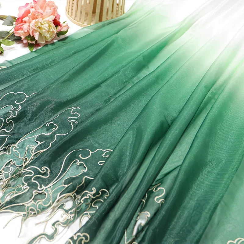 Tissu à dégradé de feuilles de - Sewing Fabric avis et prix