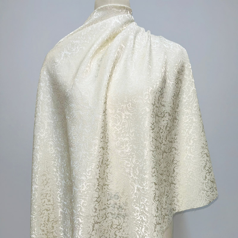 Brocart jacquard damassé beige - Textile Sewing Patterns avis et prix