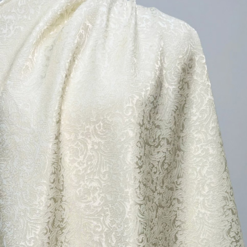 Brocart jacquard damassé beige - Textile Sewing Patterns avis et prix