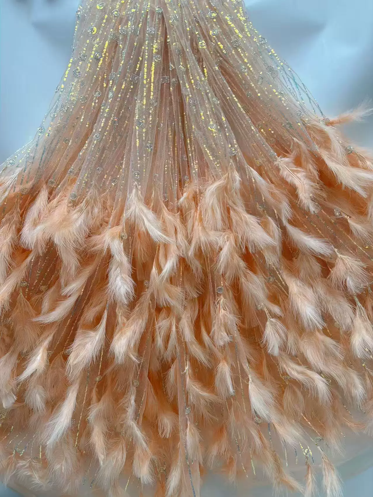 Tissu en dentelle brodée de pe - Sewing Embroidery Fabric avis et prix