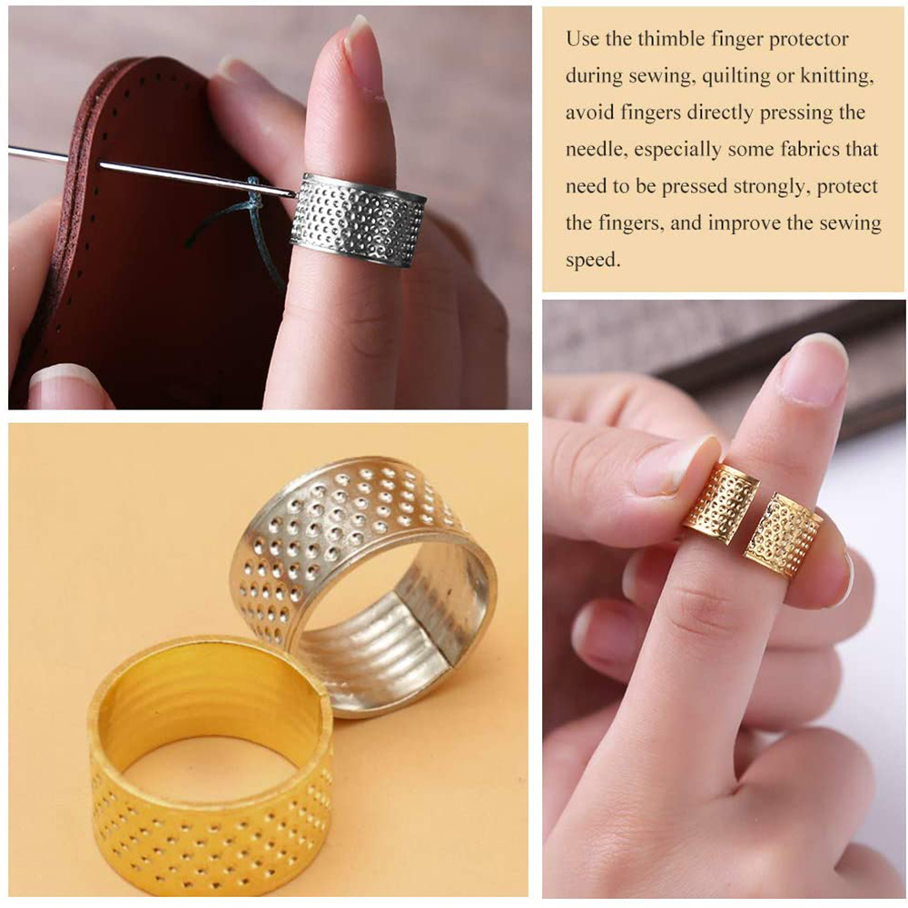 Dé à coudre pour le travail à  - Sewing Thimble Metal avis et prix