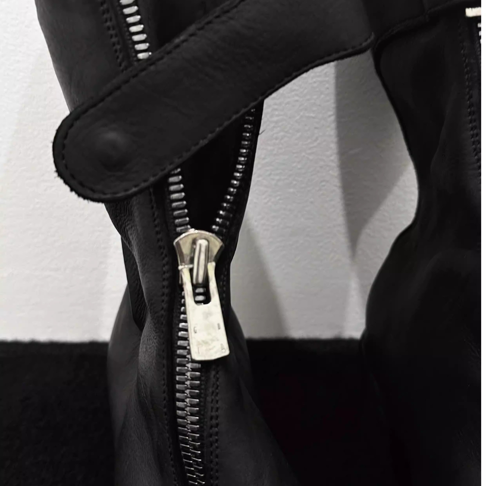 Bottes Chelsea en cuir véritab - Sewing Front Zipper avis et prix