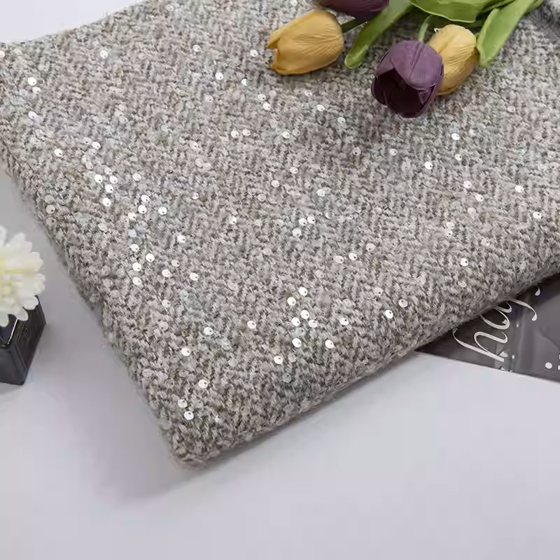Tissu Tweed en laine tressée t - Sewing Tweed Fabric avis et prix