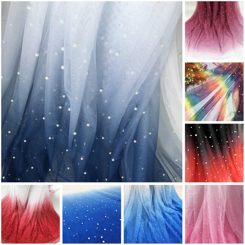 Tissu en tulle dégradé à maill - Sewing Batik avis et prix