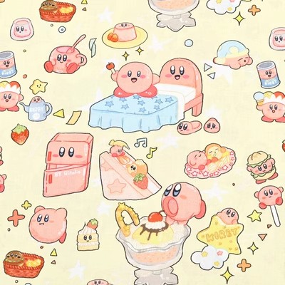 Dessin animé Kirby 100 coton T - Textile And Sewing Materials avis et prix