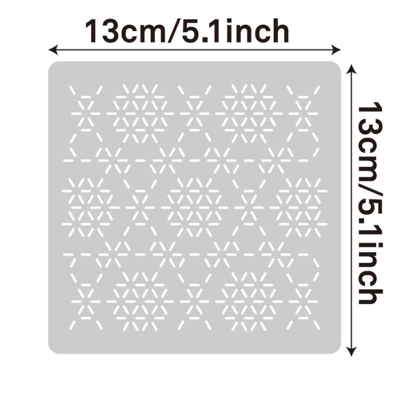 Kit de pochoirs de broderie Sa - Textile Sewing Patterns avis et prix