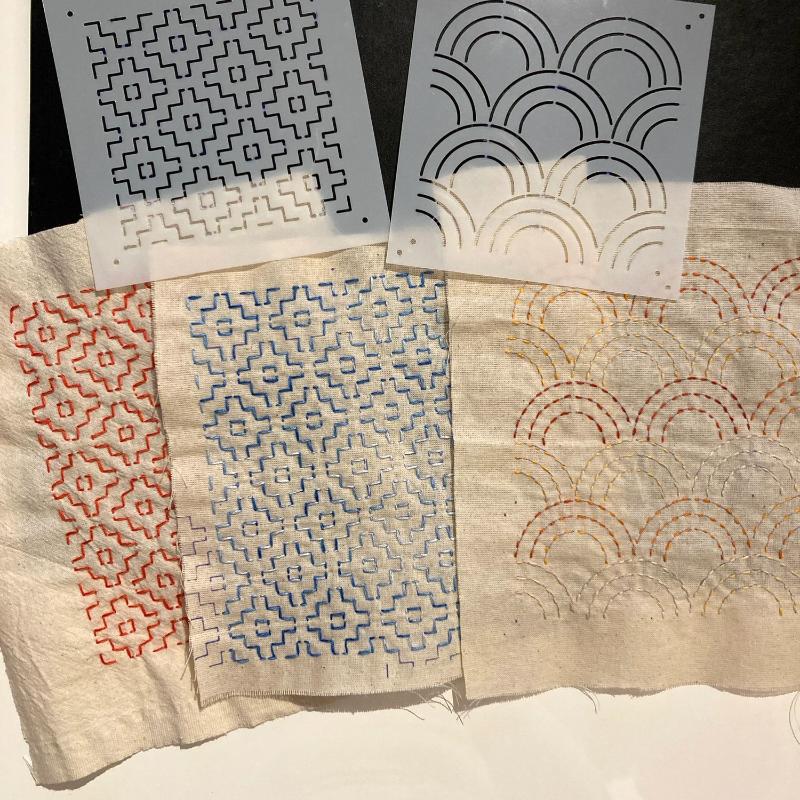 Kit de pochoirs de broderie Sa - Textile Sewing Patterns avis et prix