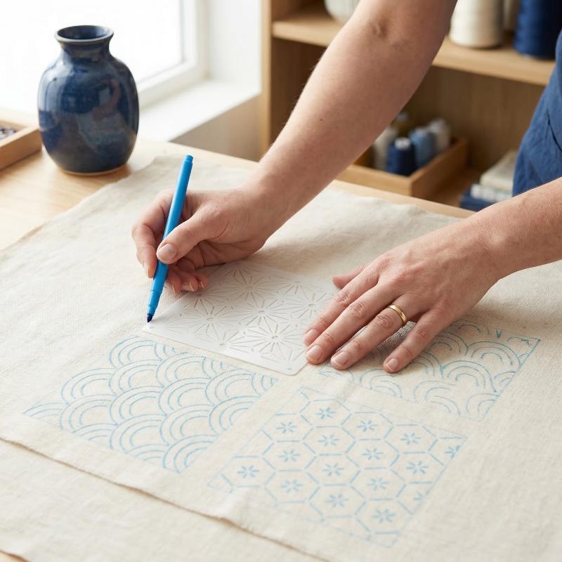 Kit de pochoirs de broderie Sa - Textile Sewing Patterns avis et prix